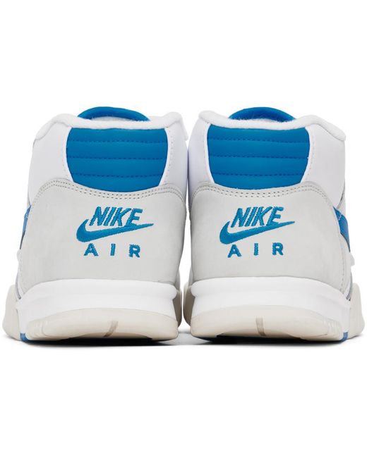 Nike Black White & Gray Air Trainer 1 Sneakers for men