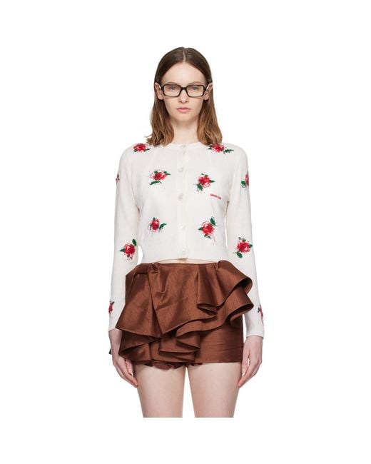 ShuShu/Tong Multicolor Threadwork Knit Cardigan