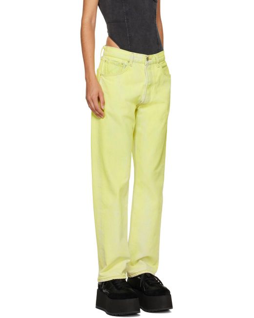 NOTSONORMAL Yellow High Jeans