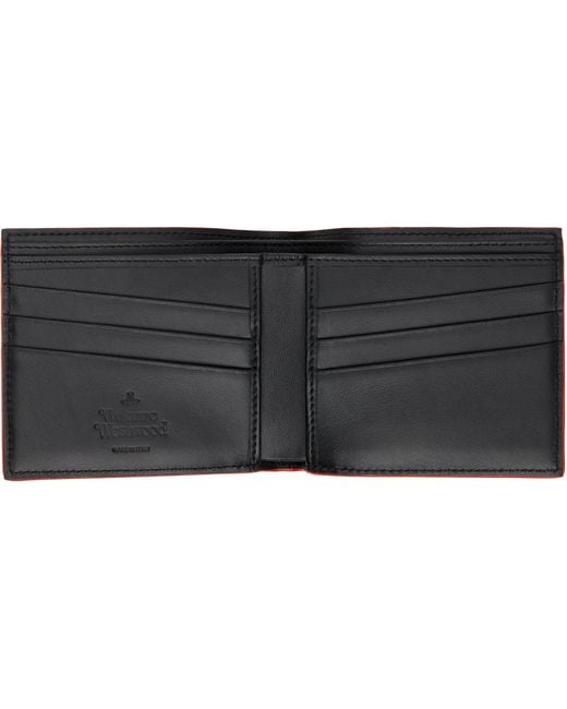Vivienne Westwood Red Billfold Wallet for men