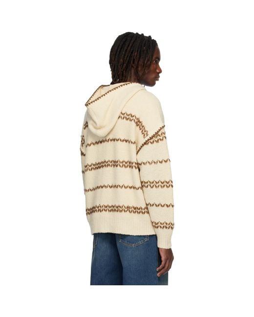 Isabel Marant Natural Off- Rolian Hoodie for men