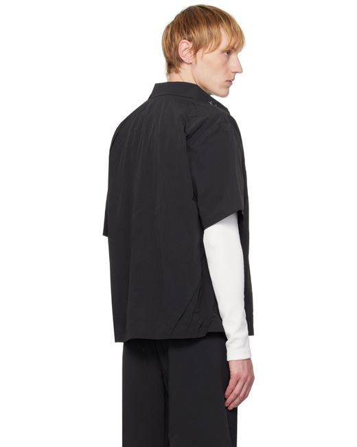 メンズ HELIOT EMIL ブラック Marl シャツ Black