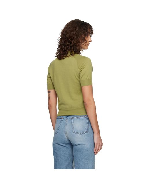 AMI Multicolor Wool Short Sleeves Ami De Coeur Polo