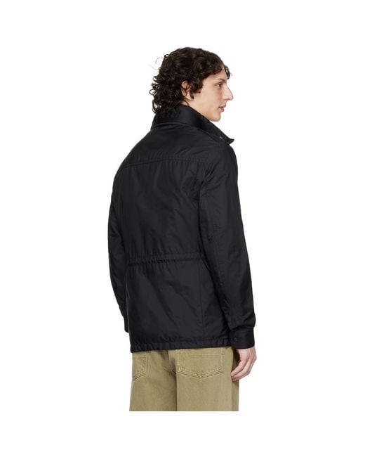 Moncler Black Lez Water-Repellent Field Jacket for men