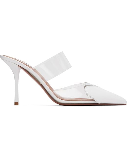 Alaïa Black 'Le Cœur' Mule Heels