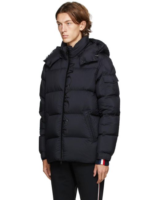 moncler black down maures puffer jacket