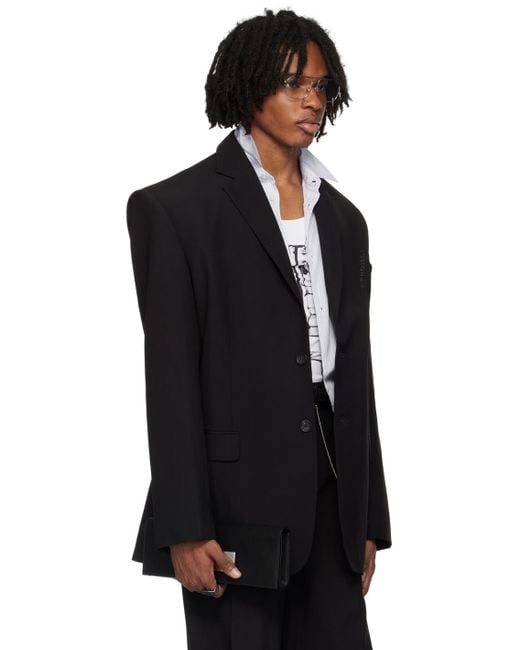 Y. Project Black Pinched Blazer for men