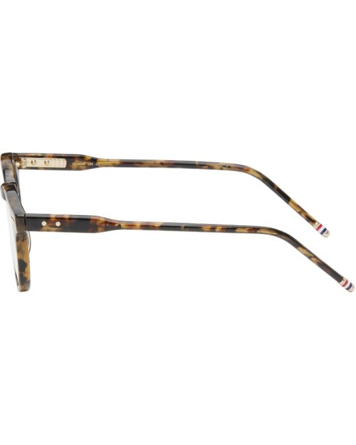 Thom Browne Black Round Glasses for men