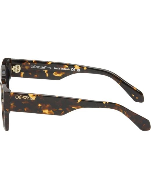 Off-White c/o Virgil Abloh Blue Akron Sunglasses for men