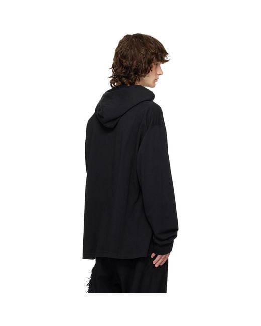 Vetements Black 'Thailand' Tourist Light Hoodie for men