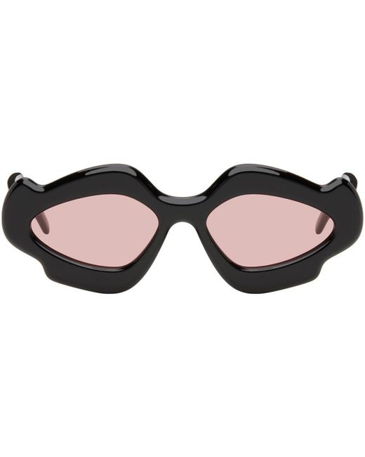 Loewe Black Paula's Ibiza Geometric Bubble Sunglasses