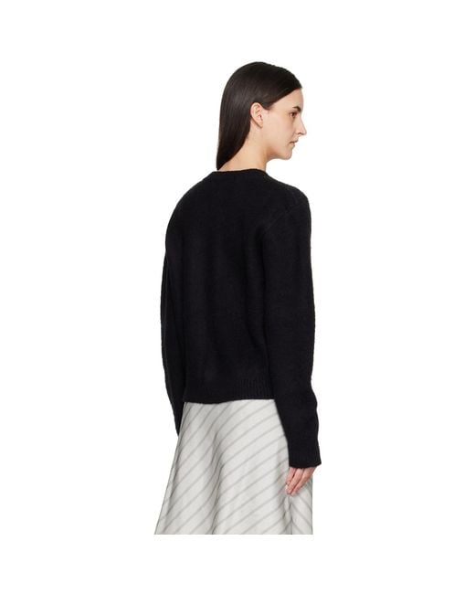 TONYWACK Black Brushed Argyle Cardigan
