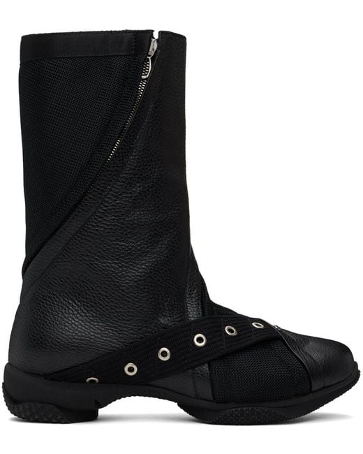 Kiko Kostadinov ブラック ロングブーツ Kiko Kostadinov RIBBON HIGH BOOT Black size EU / IT 39 | eBay