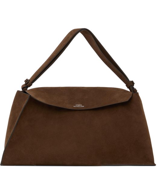 Studio Nicholson Brown Shiboru Suede Bag