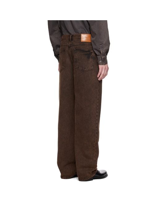 MMIC Brown Bias Shift Jeans for men
