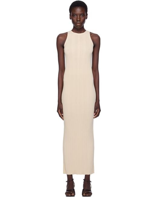 open lace back dress Seamless Rib Tank Dress main image 0