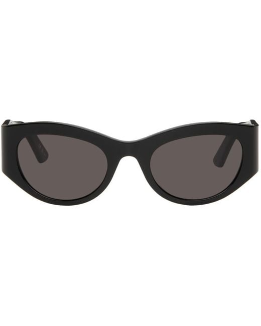 Balenciaga Black Round Sunglasses