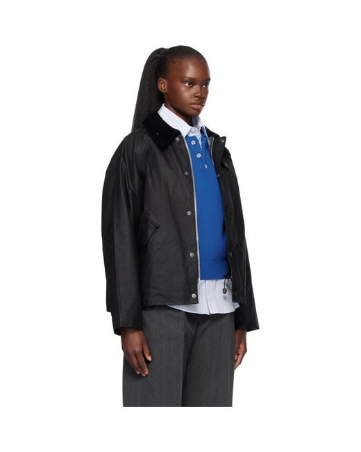 Barbour Blue Transport Waxed Jacket