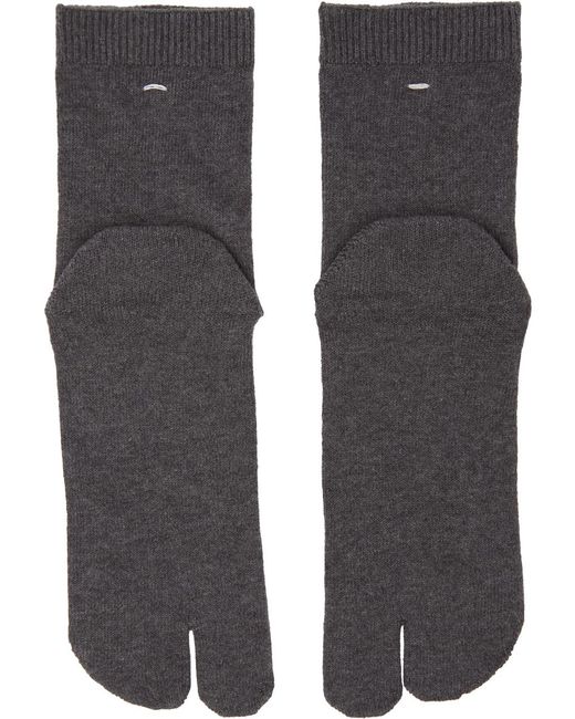 Maison Margiela コットン グレー Tabi 足袋 ソックス カラー グレー メンズ Lyst