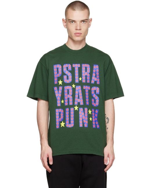 Stray Rats Green Stray Punk T-Shirt for men