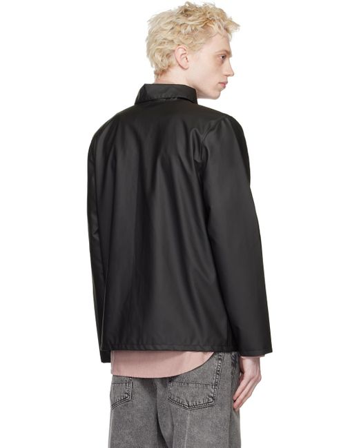 Stutterheim Black Notting Hill Jacket for men