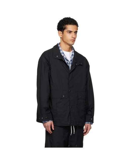 Nanamica Black Packable Field Jacket for men