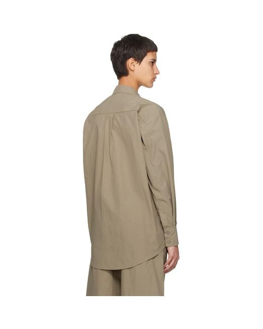 Paris Georgia Natural Oversized Shirt