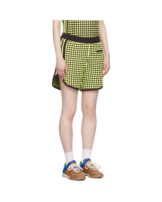 Wales Bonner Green Adidas Originals Edition Patch Shorts