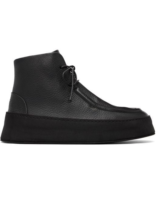 Marsèll Black Cassapana Sneakers for men