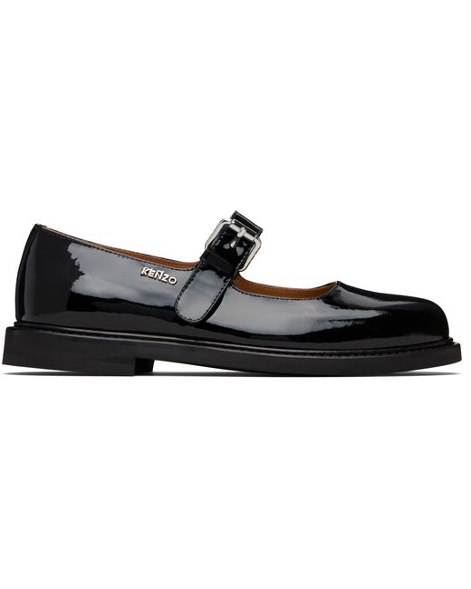 KENZO Black Paris Meari' Mary Jane Loafers for men