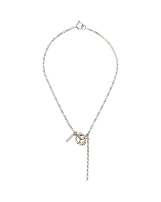 Justine Clenquet Metallic Kris Necklace for men