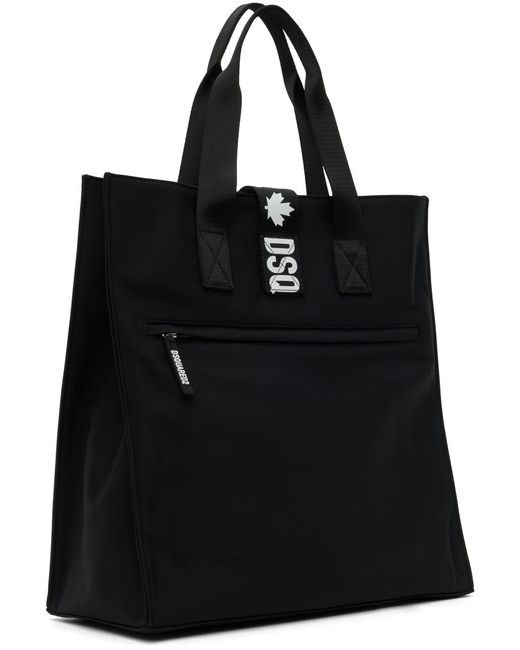 DSquared² Black Made With Love Tote for men