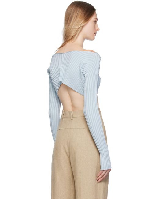 Jacquemus Multicolor Blue Le Chouchou 'la Maille Pralu' Cardigan