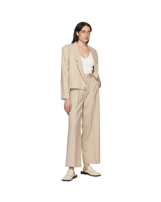 Aeron Natural Beige Manuela Trousers