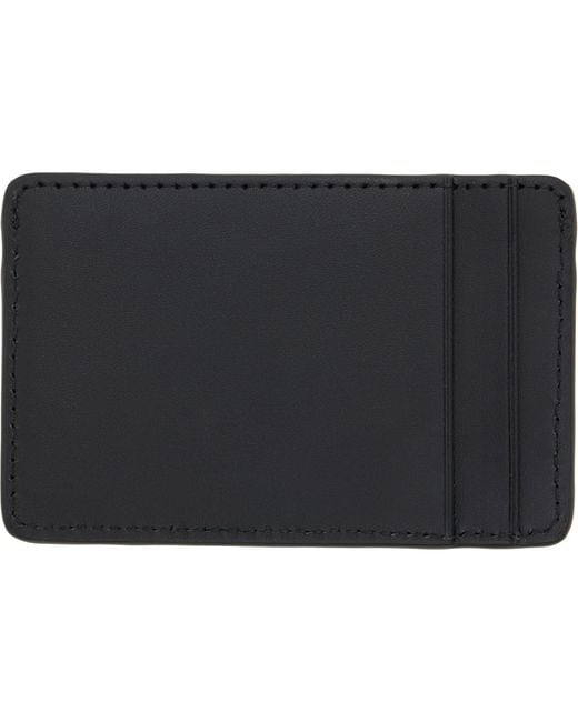 Maison Kitsuné Black Paris' Card Holder for men