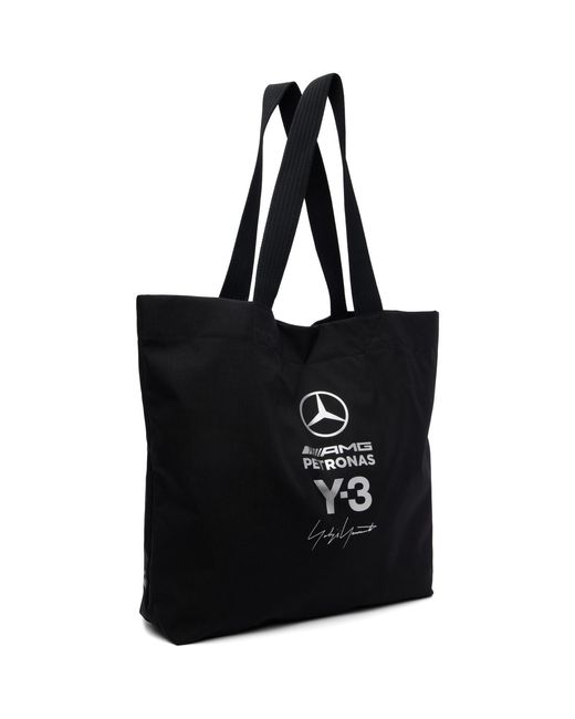 Y-3 Black Mercedes-Amg F1 Edition Tote for men