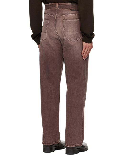 Our Legacy Brown Third Cut Jeans for men