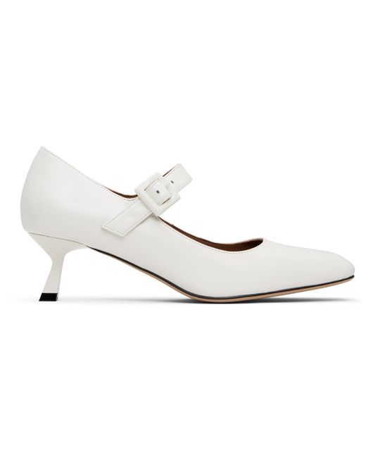 ShuShu/Tong Black Square-Toe Mid Heels