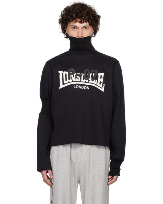 PROTOTYPES Black Armband Turtleneck for men