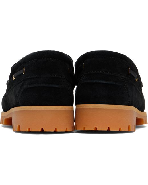 メンズ VINNY'S ブラック Aztec デッキシューズ Black