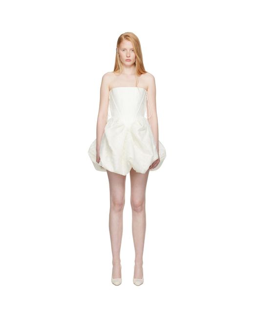 Wed Black Ssense Bridal Capsule Guen Minidress