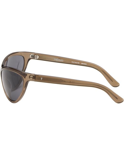 THISTLES Gray 'The Lex' Sunglasses