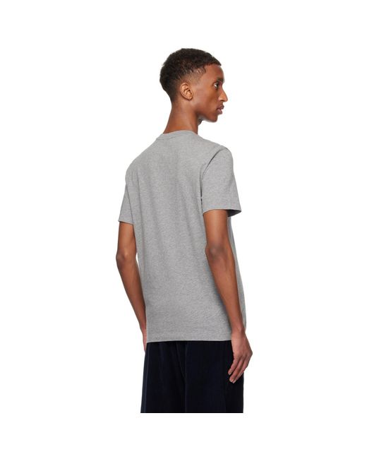 Moncler Black Flocked Logo T-Shirt for men