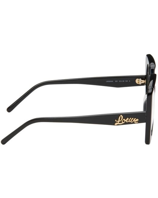 Loewe Black Square Glasses for men