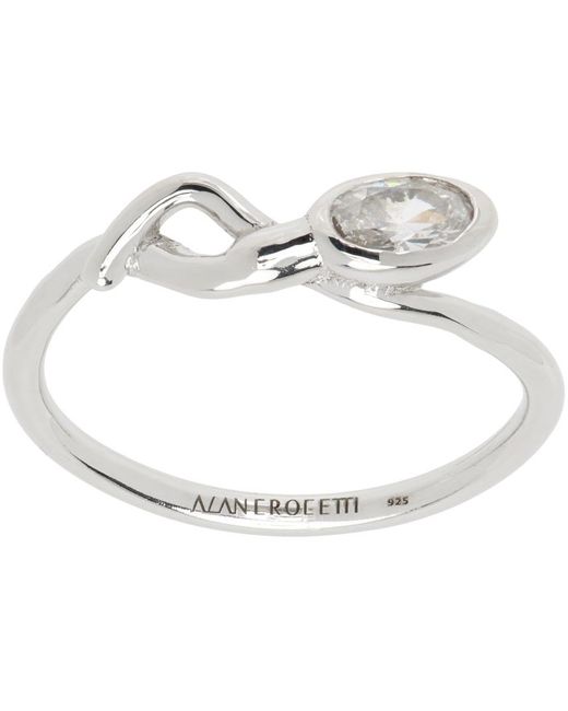 ALAN CROCETTI Black Lucky One Ring for men