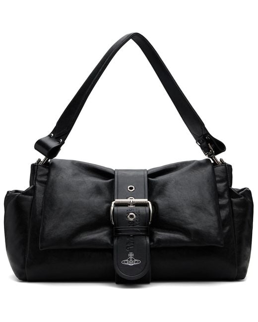 Vivienne Westwood Black Hazel Xl Treasure Shoulder Bag