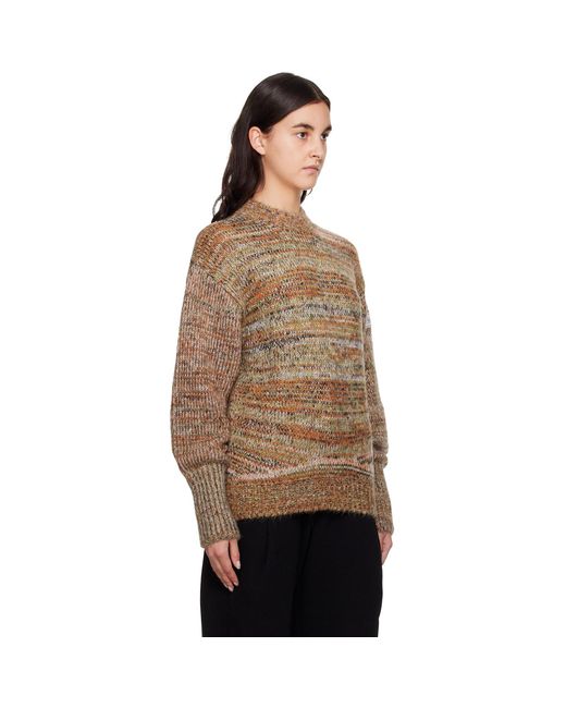 Pull Marbré Multicolore Adererror en coloris Brown