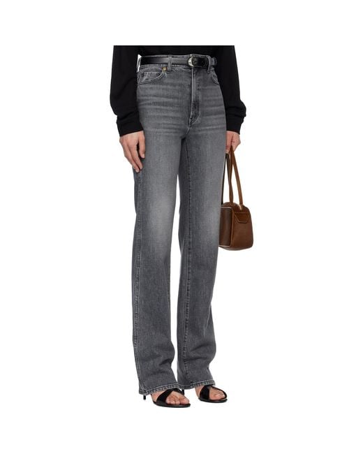 Khaite Black Danielle Stretch Jeans