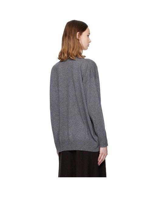 Lisa Yang Gray Erna Sweater