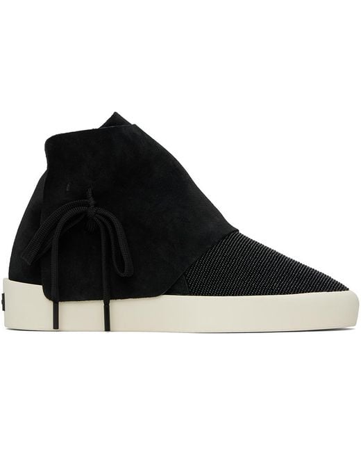 Fear Of God Black Moc Mid Sneakers for men